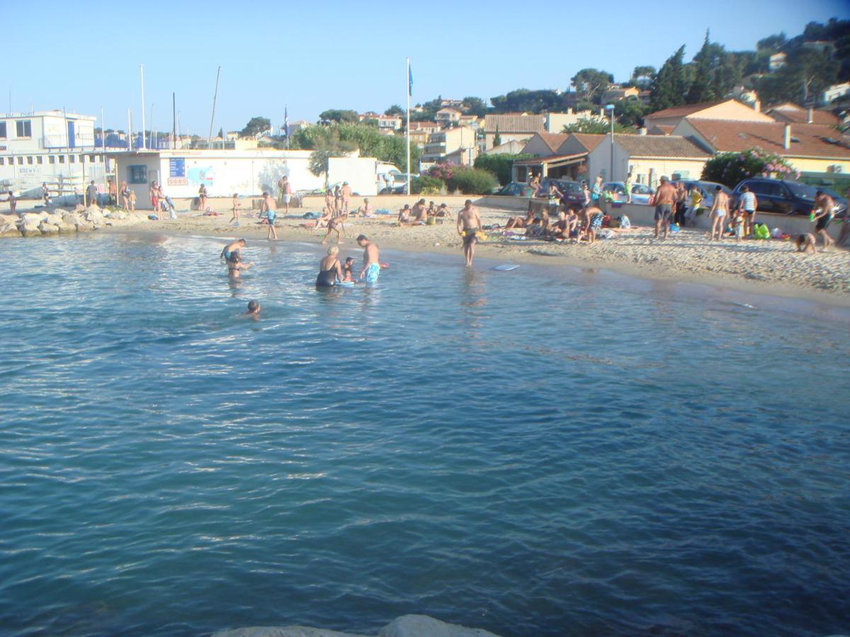 Studio hyper équipé à 150m d'une plage de sable fin grande terrasse presqu'île de charme Saint-Mandrier-sur-Mer Exterior foto